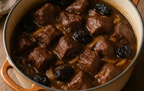 Bœuf aux pruneaux à l’ancienne