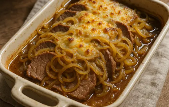 Bœuf miroton traditionnel