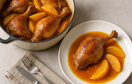 Canard à l'orange traditionnel