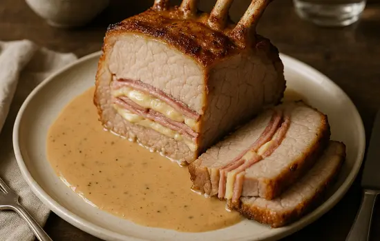 Carré de porc Orloff à l’ancienne