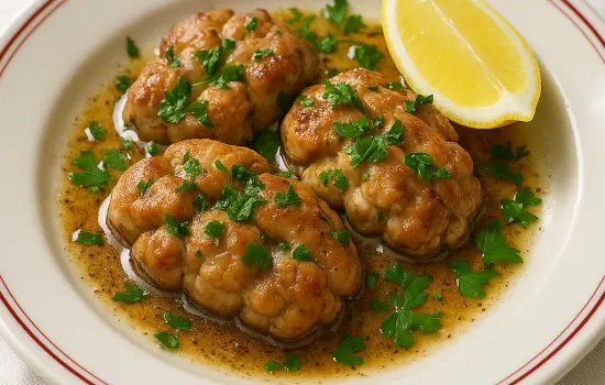 Cervelle de veau meunière à l’ancienne