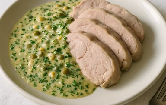 Cervelle de veau sauce gribiche à l’ancienne