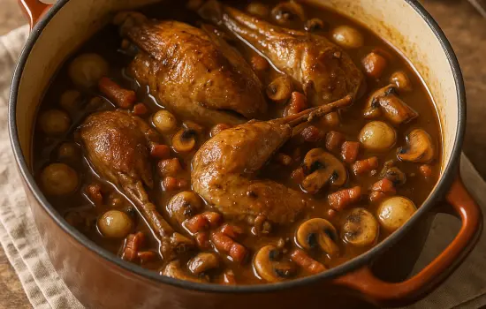 Civet de faisan traditionnel