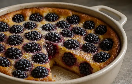 Clafoutis aux mûres facile