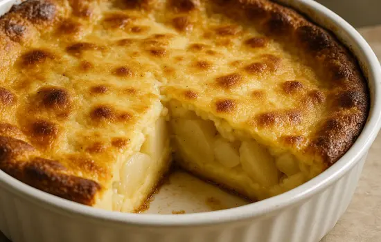 Clafoutis aux poires et à la vanille facile