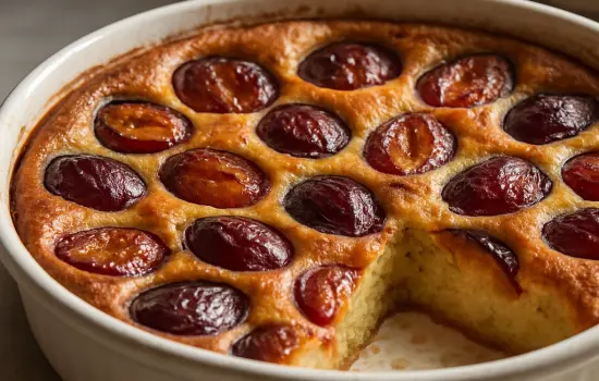 Clafoutis aux prunes facile
