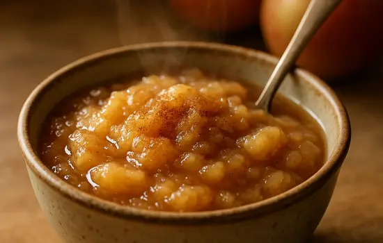 Compote de pommes maison à la cannelle