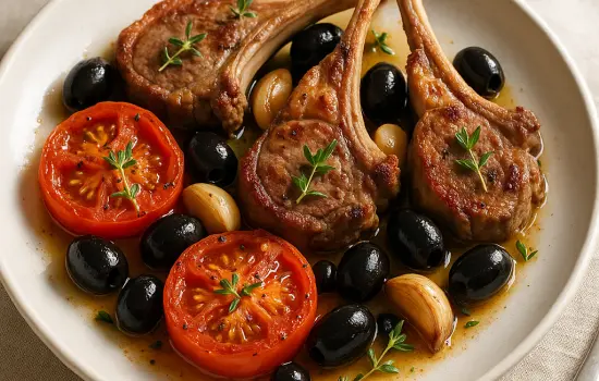 Côtes d’agneau à la provençale