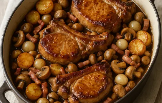 Côtes de porc grand-mère à l’ancienne