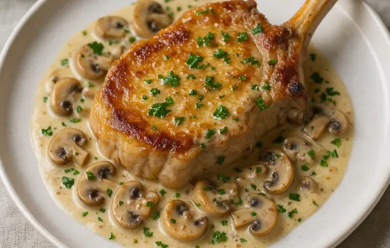 Côtes de veau forestières à l’ancienne