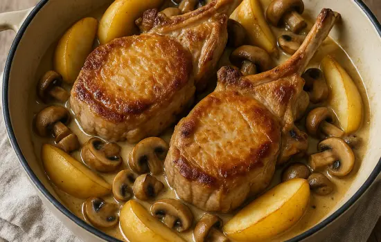 Côtes de veau vallée d’Auge à l’ancienne