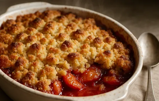 Crumble aux prunes facile