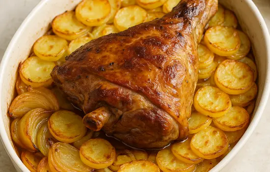 Épaule d’agneau boulangère à l’ancienne