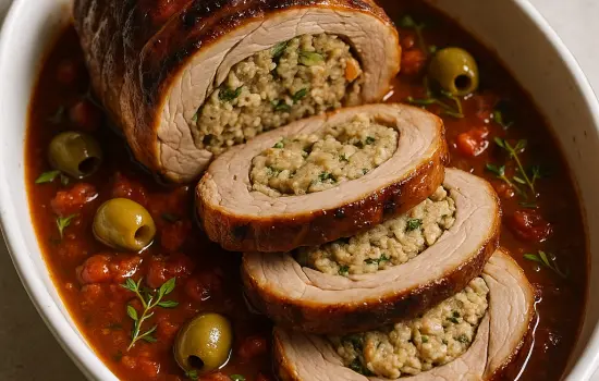 Épaule de veau farcie à la provençale