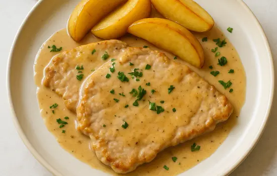 Escalopes de veau à la normande