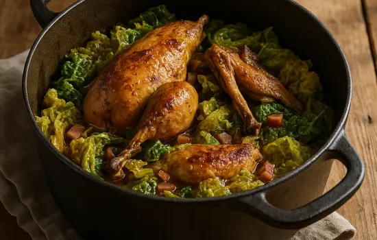 Faisan au chou à l’ancienne