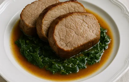 Fricandeau de veau à l’oseille à l’ancienne