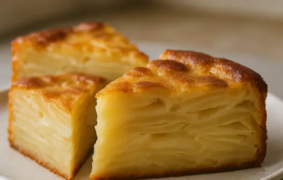Gâteau invisible aux pommes facile