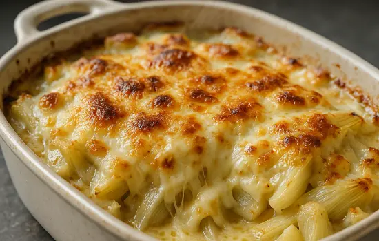 Gratin de fenouil à la mozzarella et au parmesan