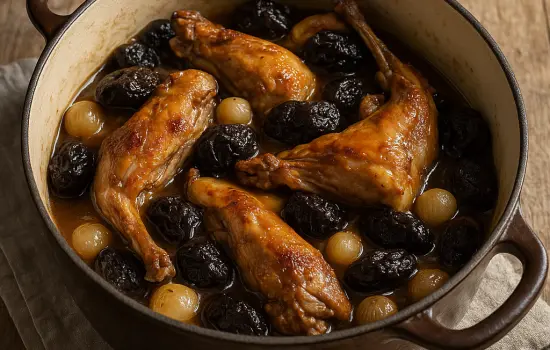 Lapin aux pruneaux à l’ancienne