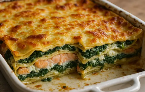 Lasagnes saumon épinards et ricotta faciles