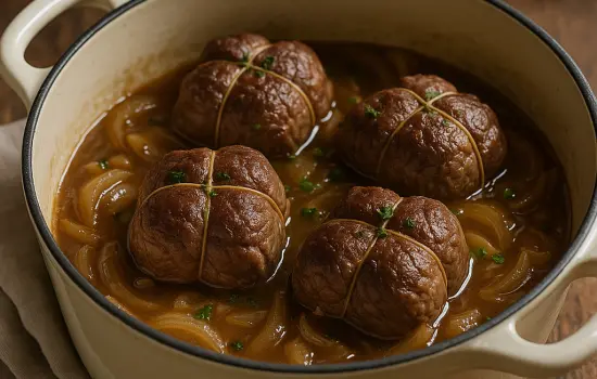 Paupiettes de bœuf à l’ancienne