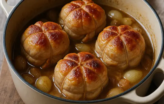 Paupiettes de dinde à l’ancienne