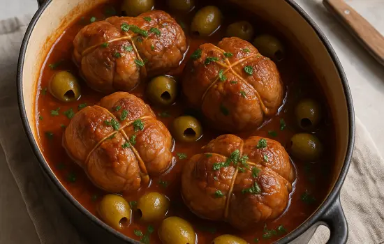 Paupiettes de veau aux olives à la provençale