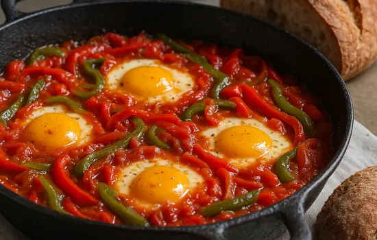 Piperade basque aux œufs