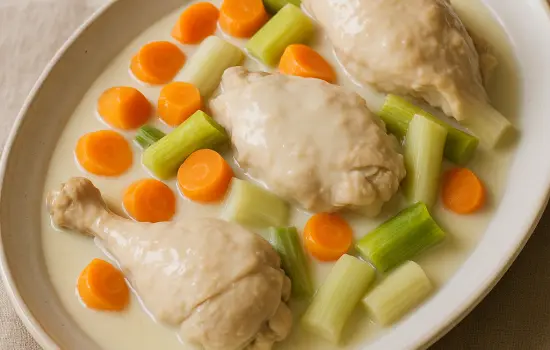 Poule au blanc traditionnel