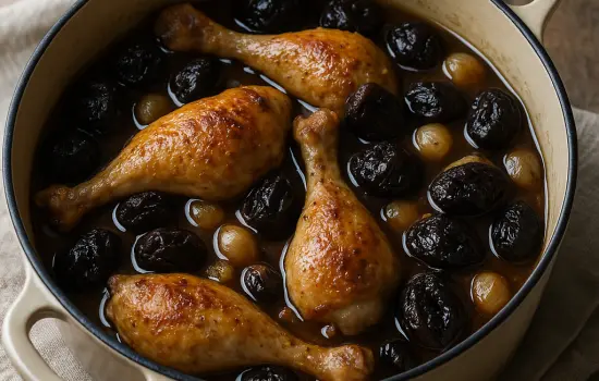 Poulet aux pruneaux à l’ancienne