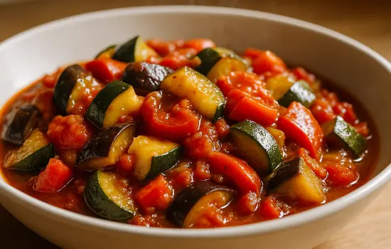 Ratatouille express à la poêle