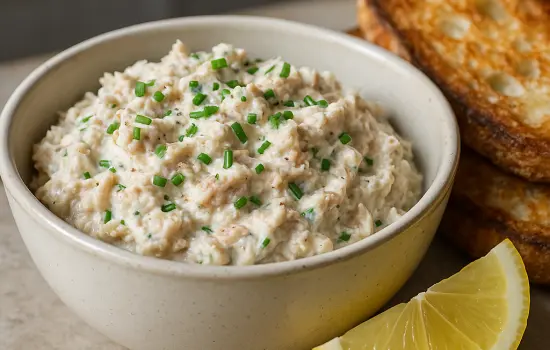 Rillettes de maquereau fumé au fromage frais et citron