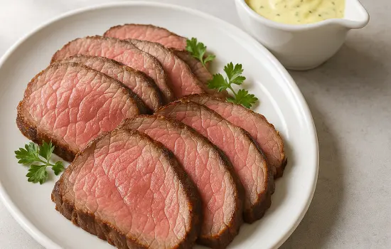Rosbif chaud sauce béarnaise à la française