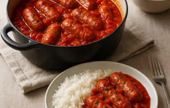 Rougail de saucisses à la française