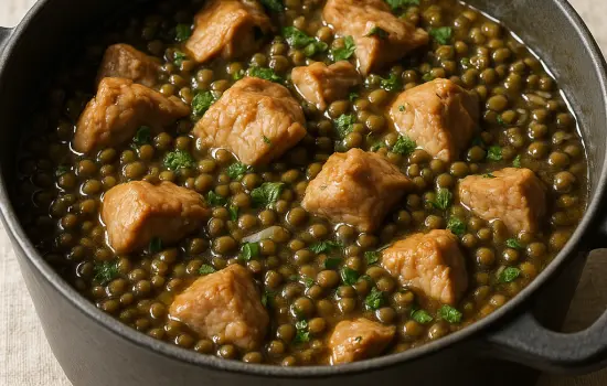 Sauté de dinde aux lentilles à l’ancienne