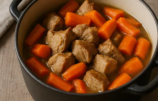 Sauté de veau aux carottes à l’ancienne