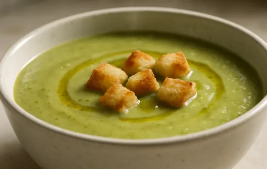 Soupe de courgettes au kiri facile