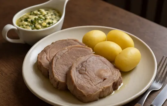 Tête de veau sauce gribiche traditionnelle