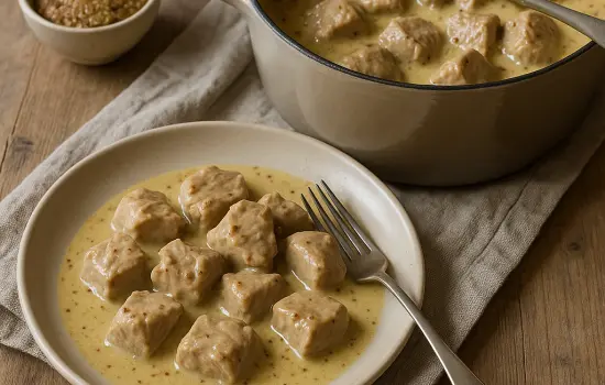 Veau à la moutarde à l’ancienne